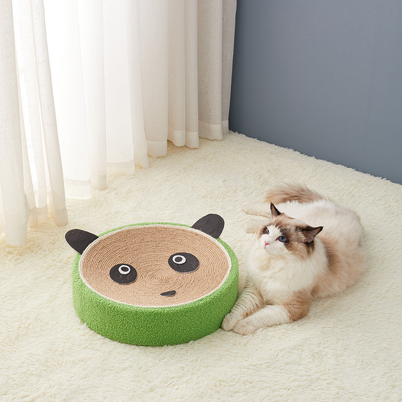 HKM-179603 Large Corrugated Cat Scratch Board & Paper Bowl for Claw Grinding and Sleeping