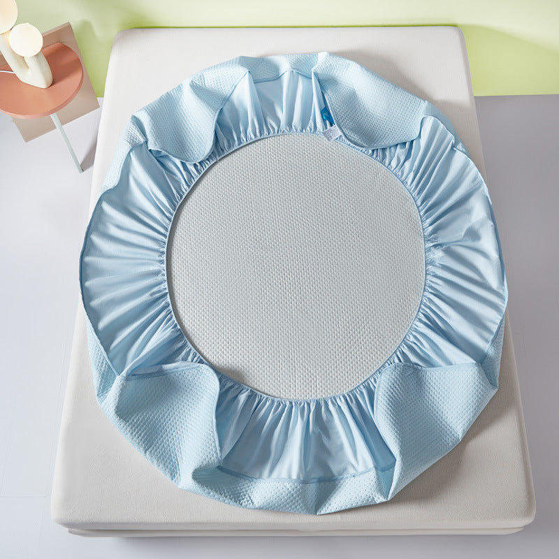 HKM-179603 Soft and Comfortable Fitted Sheet Set with Pillowcases - Machine Washable Summer Design in Various Sizes and Colors