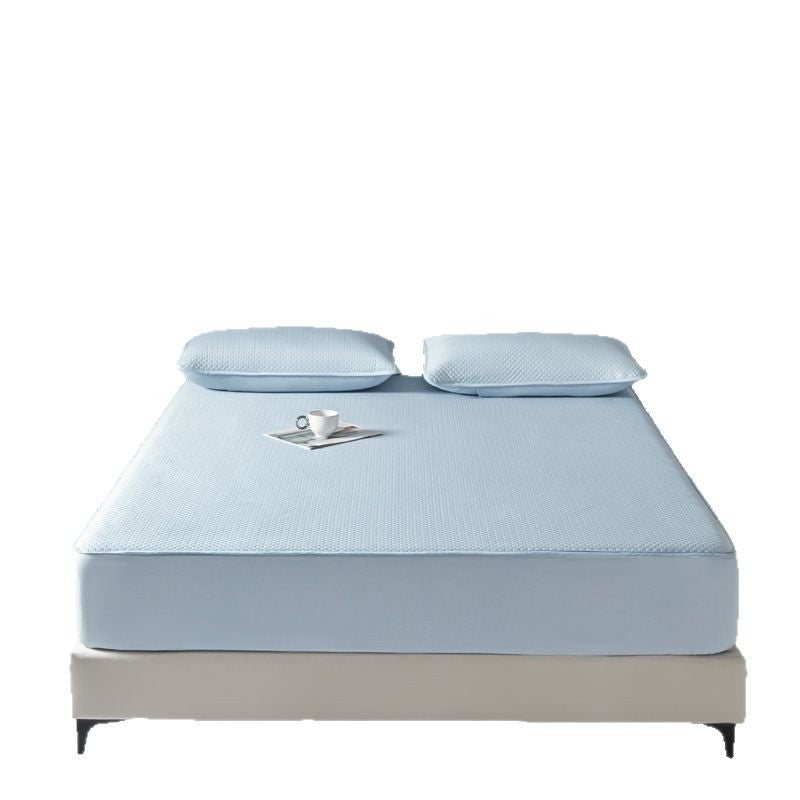 HKM-179603 Soft and Comfortable Fitted Sheet Set with Pillowcases - Machine Washable Summer Design in Various Sizes and Colors