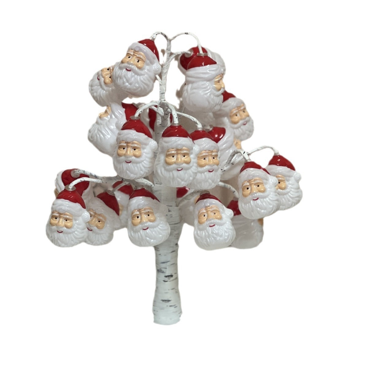 HKM-179731 LED Silver Birch Tree Light Decoration - 45cm with 24 White and Black Lights