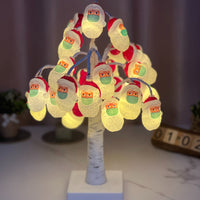 HKM-179731 LED Silver Birch Tree Light Decoration - 45cm with 24 White and Black Lights