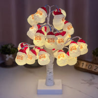 HKM-179731 LED Silver Birch Tree Light Decoration - 45cm with 24 White and Black Lights