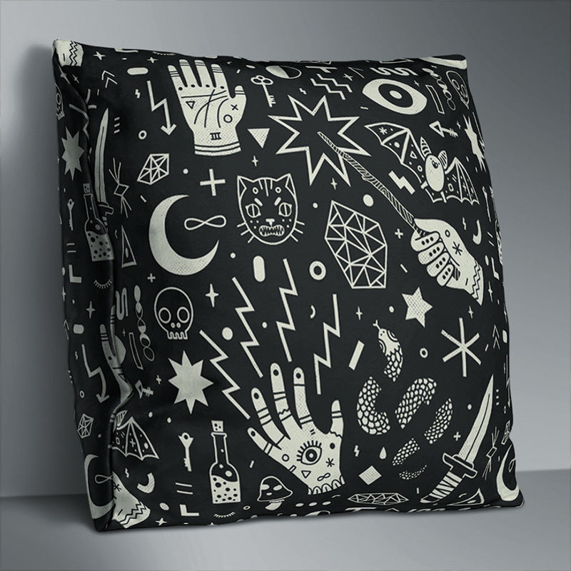 HKM-179731 Modern Simple Pattern Polyester Throw Pillowcase - 45cm