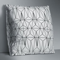 HKM-179731 Modern Simple Pattern Polyester Throw Pillowcase - 45cm