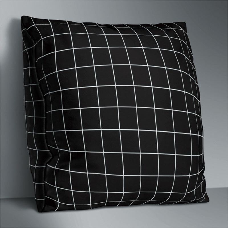 HKM-179731 Modern Simple Pattern Polyester Throw Pillowcase - 45cm