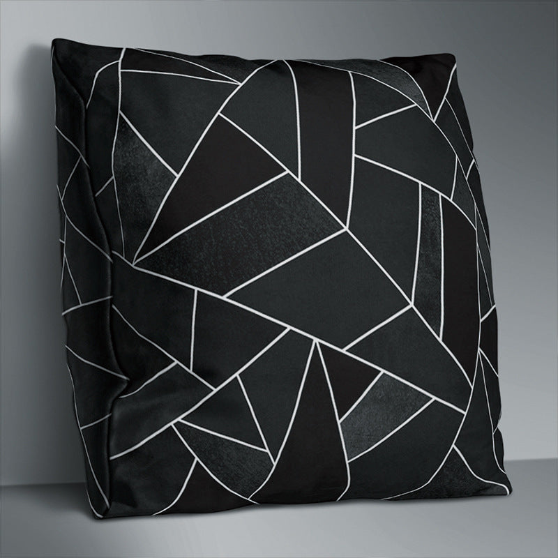 HKM-179731 Modern Simple Pattern Polyester Throw Pillowcase - 45cm