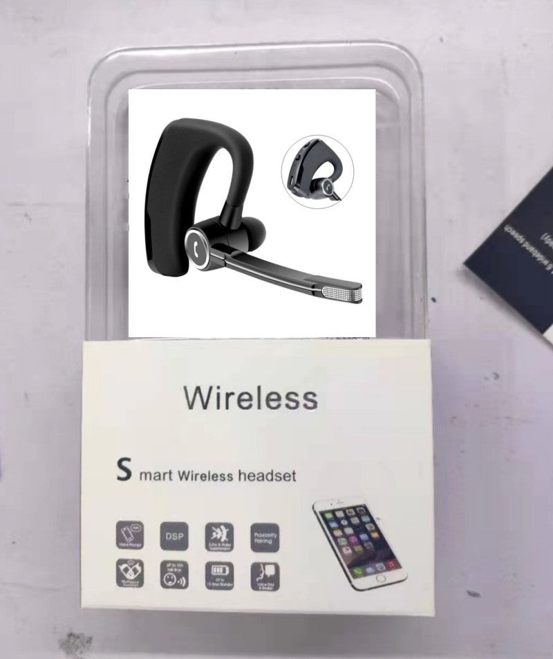 HKM-179795 Bluetooth Hanging Ear Headset with Power Display and Call Function, Multi-Point Connection, Music Support