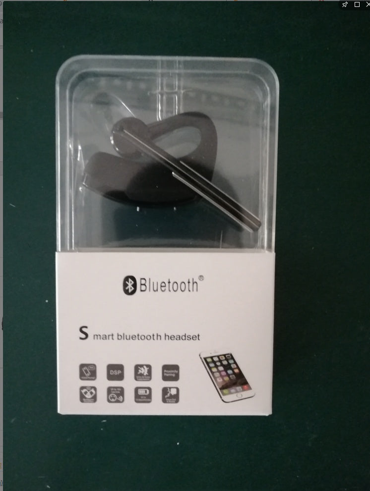 HKM-179795 Bluetooth Hanging Ear Headset with Power Display and Call Function, Multi-Point Connection, Music Support