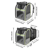 HKM-179795 Portable Extendable Cat Backpack with Thickened Fleece Mat – Multiple Colors Available