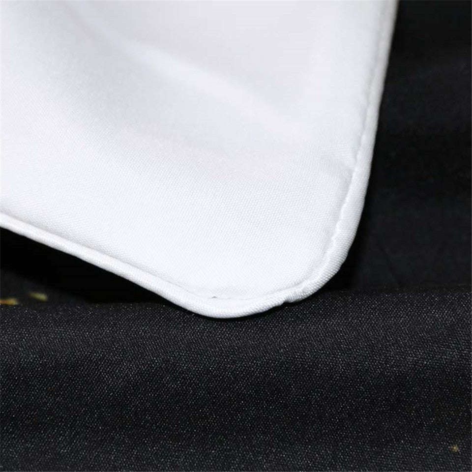 HKM-179923 Colorful Marble Print Polyester Quilt Cover for 2.0m Bed