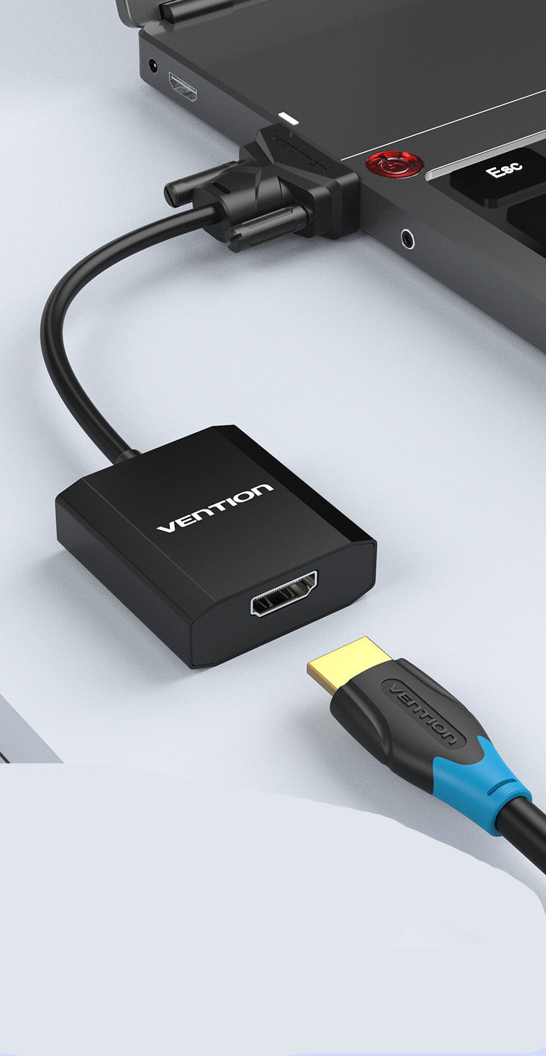 HKM-179987 HDMI Converter Adapter Cable for Computer, TV, Projector - 25cm Length with Audio Support
