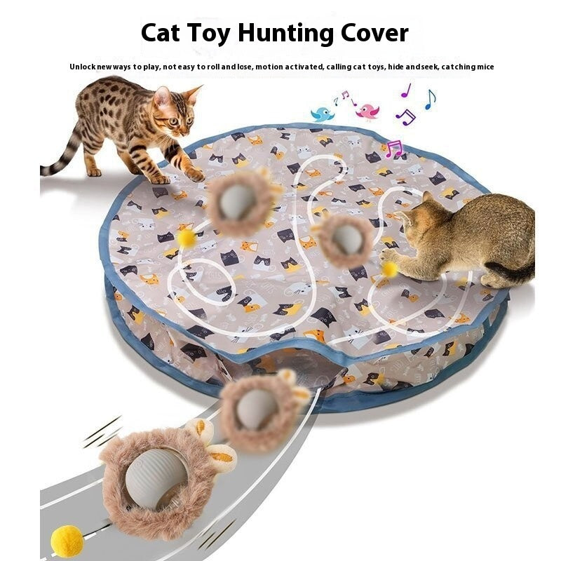 HKM-179987 Self-Hi Relieving Stuffy Cat Hunting Cover
