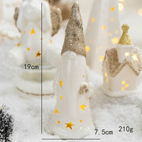 HKM-180051 Christmas Table and Window Decoration Night Lights - Various Designs Including Angel, Tree, Snowman, and More