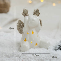 HKM-180051 Christmas Table and Window Decoration Night Lights - Various Designs Including Angel, Tree, Snowman, and More