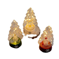 HKM-180051 Christmas Table and Window Decoration Night Lights - Various Designs Including Angel, Tree, Snowman, and More