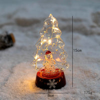 HKM-180051 Christmas Table and Window Decoration Night Lights - Various Designs Including Angel, Tree, Snowman, and More