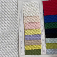 HKM-180435 3D Embossed Geometric Fabric for Fashion and Decor - 100% Polyester, 140CM Width