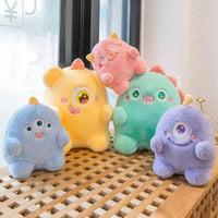 HKM-180435 Anime Elephant Bear Rabbit Soft Weighted Plush Toy Pillow - 25cm Unisex Stuffed Animal