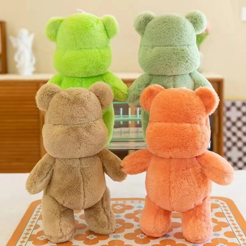 HKM-180435 Anime Elephant Bear Rabbit Soft Weighted Plush Toy Pillow - 25cm Unisex Stuffed Animal
