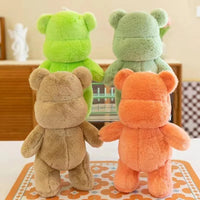 HKM-180435 Anime Elephant Bear Rabbit Soft Weighted Plush Toy Pillow - 25cm Unisex Stuffed Animal
