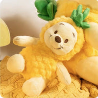 HKM-180435 Anime Elephant Bear Rabbit Soft Weighted Plush Toy Pillow - 25cm Unisex Stuffed Animal