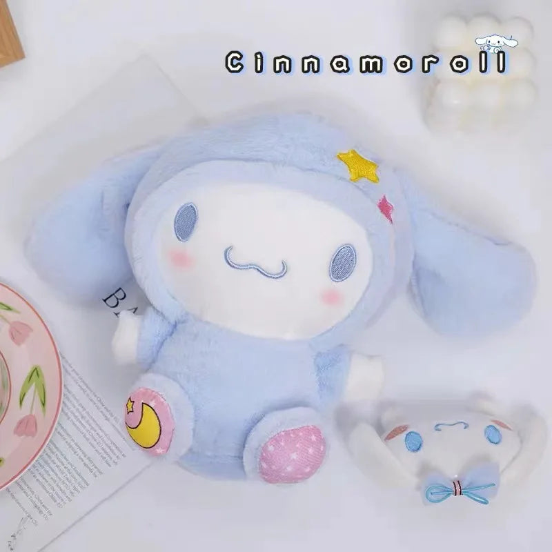 HKM-180435 Anime Elephant Bear Rabbit Soft Weighted Plush Toy Pillow - 25cm Unisex Stuffed Animal