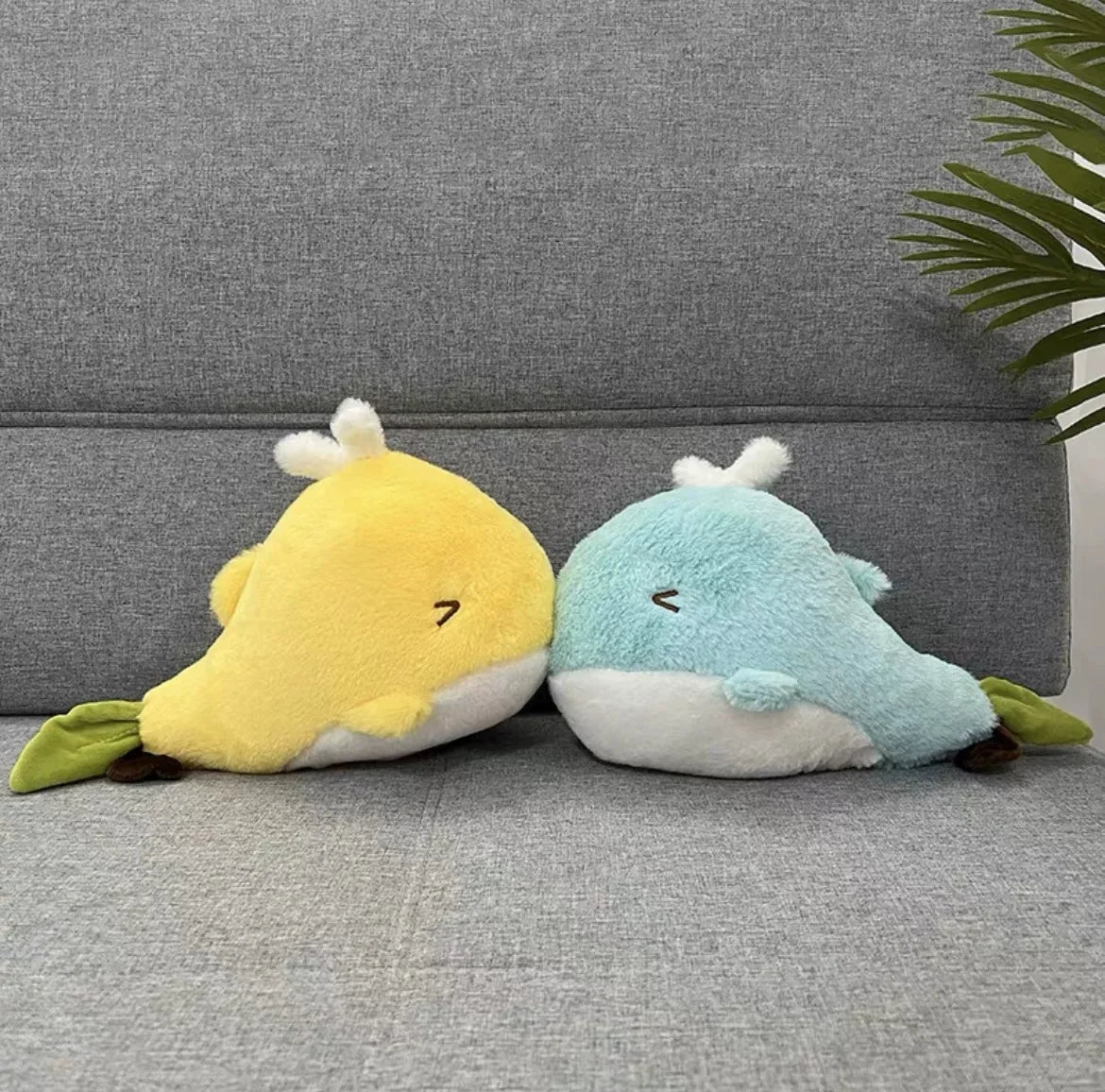 HKM-180435 Anime Elephant Bear Rabbit Soft Weighted Plush Toy Pillow - 25cm Unisex Stuffed Animal
