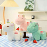 HKM-180435 Anime Elephant Bear Rabbit Soft Weighted Plush Toy Pillow - 25cm Unisex Stuffed Animal