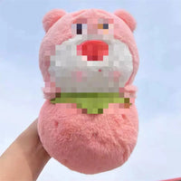 HKM-180435 Anime Elephant Bear Rabbit Soft Weighted Plush Toy Pillow - 25cm Unisex Stuffed Animal