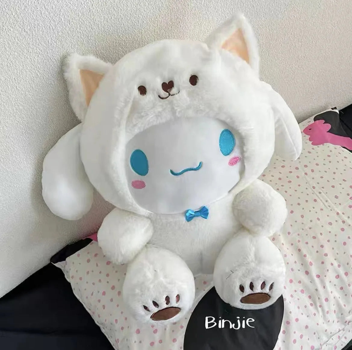 HKM-180435 Anime Elephant Bear Rabbit Soft Weighted Plush Toy Pillow - 25cm Unisex Stuffed Animal