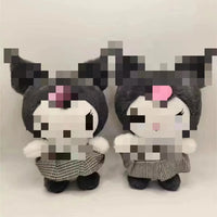 HKM-180435 Anime Elephant Bear Rabbit Soft Weighted Plush Toy Pillow - 25cm Unisex Stuffed Animal