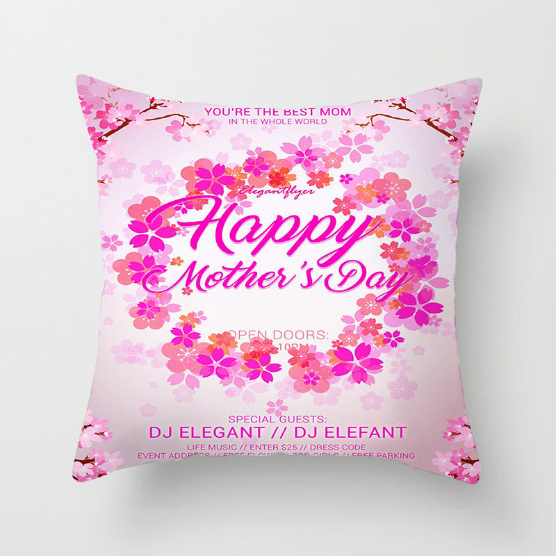 HKM-180499 Peach Skin Cushion Cover with PP Cotton Filling - 45x45cm Pillowcase