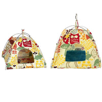 HKM-180691 Hanging Canvas Bird Tent Hammock for Small to Medium Pets, Durable and Cozy Nest