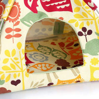HKM-180691 Hanging Canvas Bird Tent Hammock for Small to Medium Pets, Durable and Cozy Nest