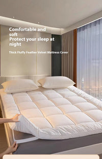 HKM-180755 Soft Cotton Feather Mattress - Multiple Sizes Available (100x200cm to 200x200cm)