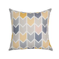 HKM-180819 Geometric Pattern Square Pillowcase in Peach Skin Material - 45x45CM Cushion Cover