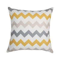 HKM-180819 Geometric Pattern Square Pillowcase in Peach Skin Material - 45x45CM Cushion Cover