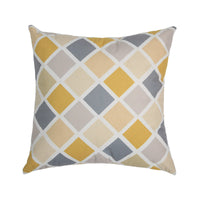 HKM-180819 Geometric Pattern Square Pillowcase in Peach Skin Material - 45x45CM Cushion Cover