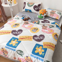 HKM-181075 Double-Sided Cotton Summer Cool Air Conditioning Quilt in Multiple Sizes and Designs