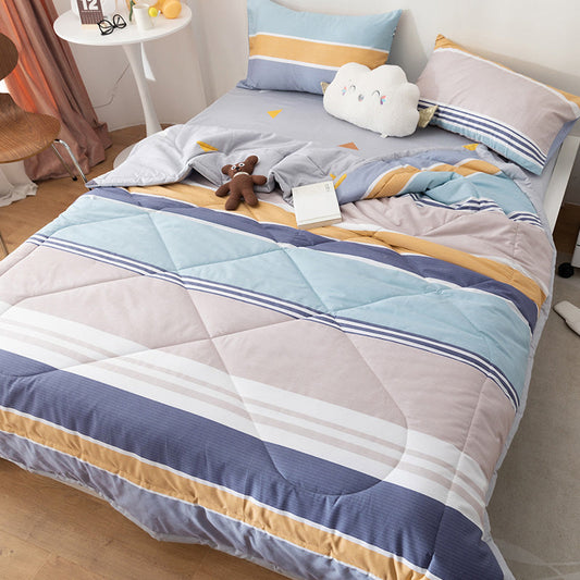 HKM-181075 Double-Sided Cotton Summer Cool Air Conditioning Quilt in Multiple Sizes and Designs