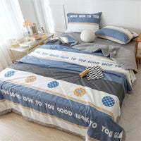 HKM-181075 Double-Sided Cotton Summer Cool Air Conditioning Quilt in Multiple Sizes and Designs