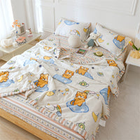 HKM-181075 Double-Sided Cotton Summer Cool Air Conditioning Quilt in Multiple Sizes and Designs