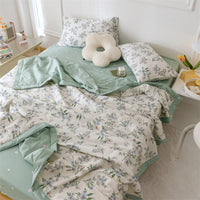 HKM-181075 Double-Sided Cotton Summer Cool Air Conditioning Quilt in Multiple Sizes and Designs