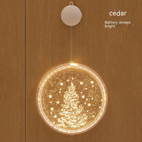 HKM-181203 Holiday Ambience Light with 24cm and 16cm Discs, Round Design, IP44 Protection, 6000H Life