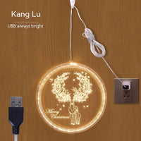 HKM-181203 Holiday Ambience Light with 24cm and 16cm Discs, Round Design, IP44 Protection, 6000H Life