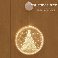 HKM-181203 Holiday Ambience Light with 24cm and 16cm Discs, Round Design, IP44 Protection, 6000H Life
