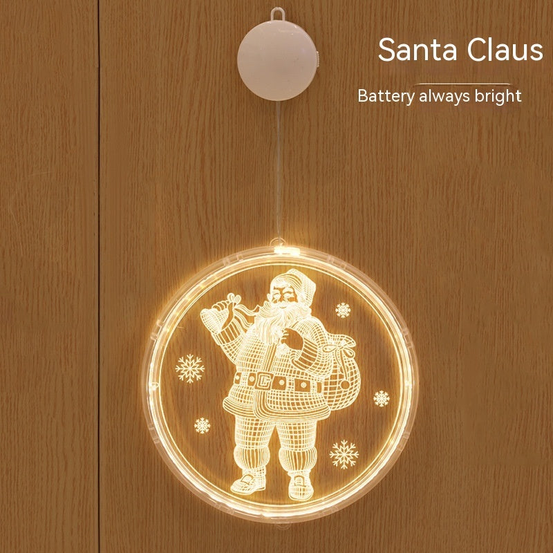 HKM-181203 Holiday Ambience Light with 24cm and 16cm Discs, Round Design, IP44 Protection, 6000H Life
