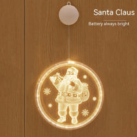 HKM-181203 Holiday Ambience Light with 24cm and 16cm Discs, Round Design, IP44 Protection, 6000H Life