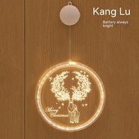 HKM-181203 Holiday Ambience Light with 24cm and 16cm Discs, Round Design, IP44 Protection, 6000H Life