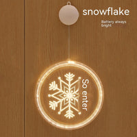 HKM-181203 Holiday Ambience Light with 24cm and 16cm Discs, Round Design, IP44 Protection, 6000H Life